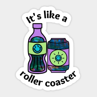 ROLLER COASTER - Funny Weird Bad Translation Error Sticker